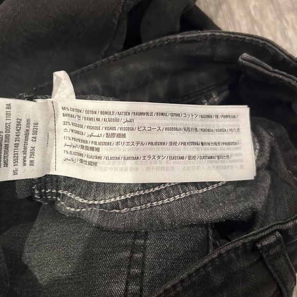 Abercrombie & Fitch Black Distressed Skinny Jeans - Picture 5 of 5